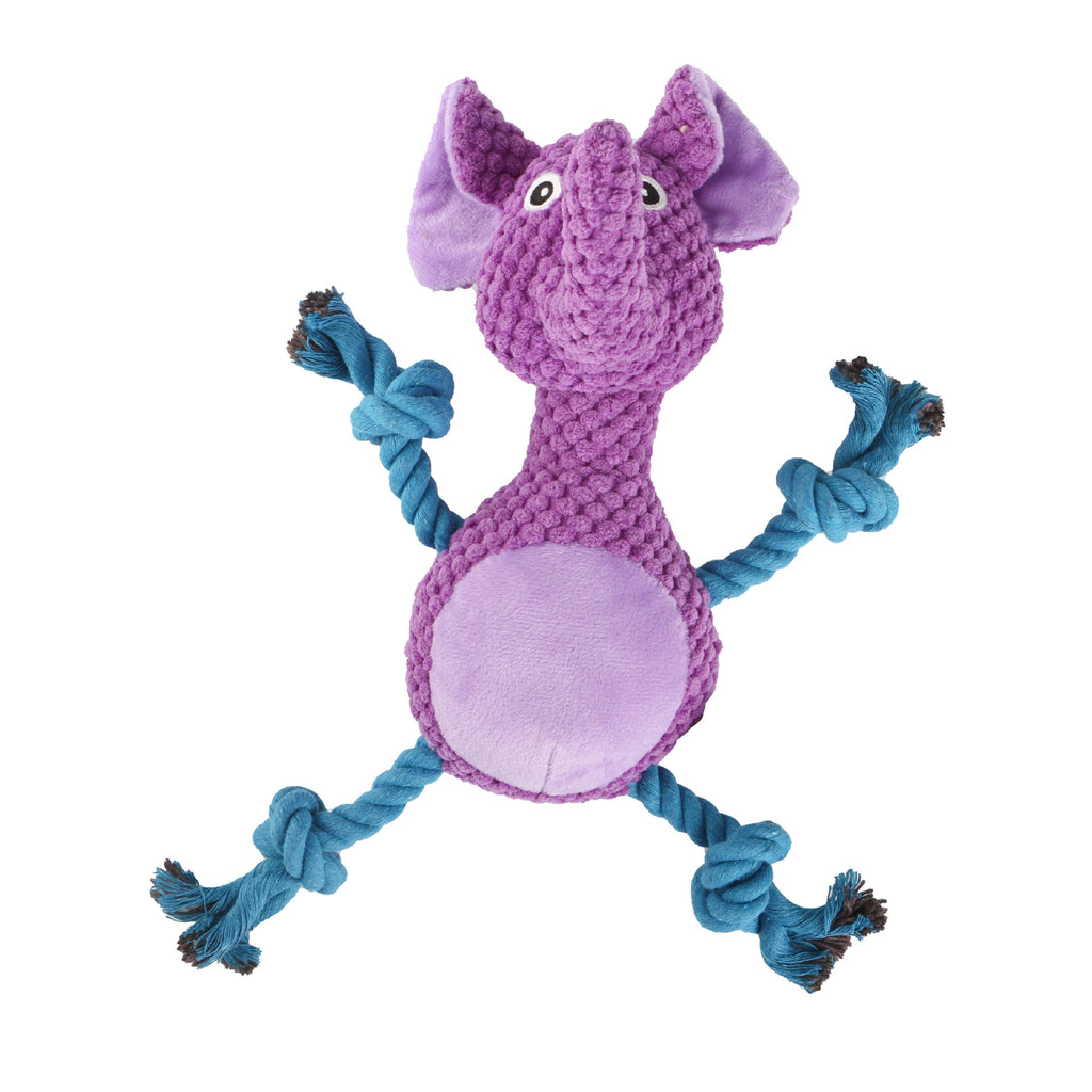 Dog Chew Toy Plush Squeaky Paper Toy with Animal Designs