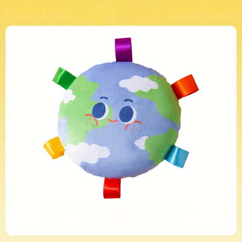 Cartoon Plush Flying Disc Toy for Outdoor Play