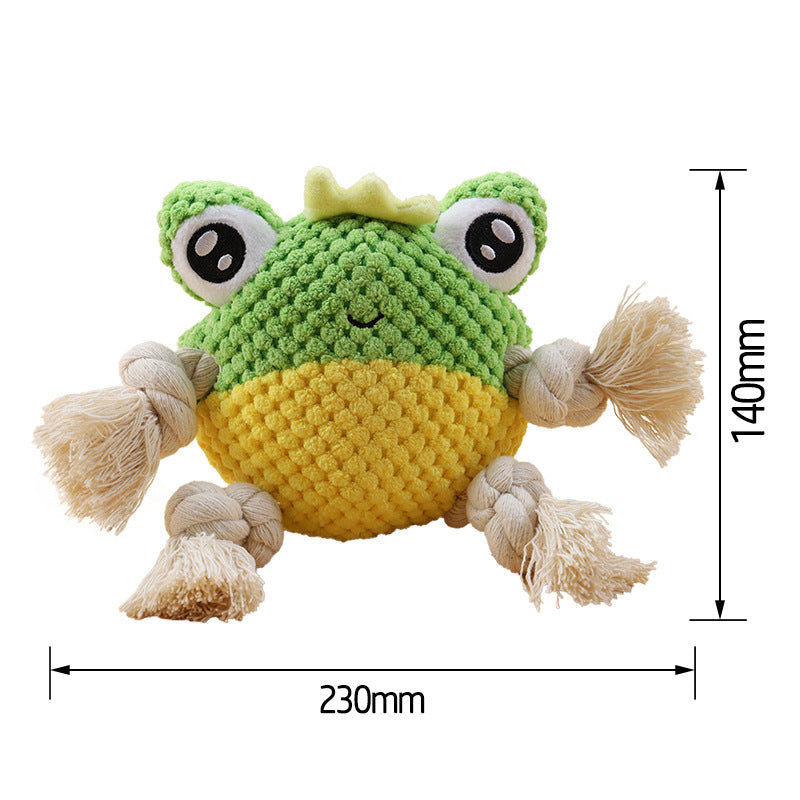 Interactive Rope Tug Toy for Dogs with Plush Ends