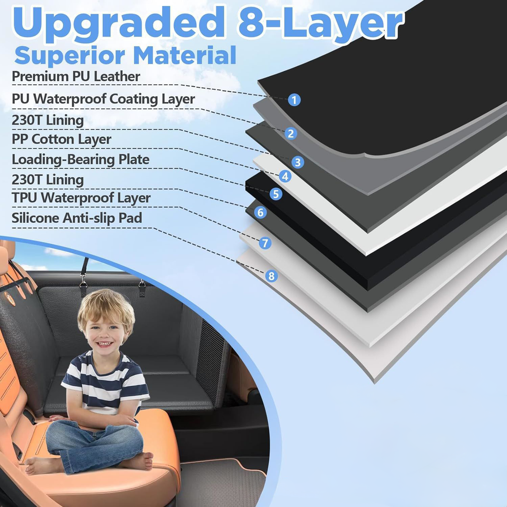 Waterproof Back Seat Dog Car Seat Cover