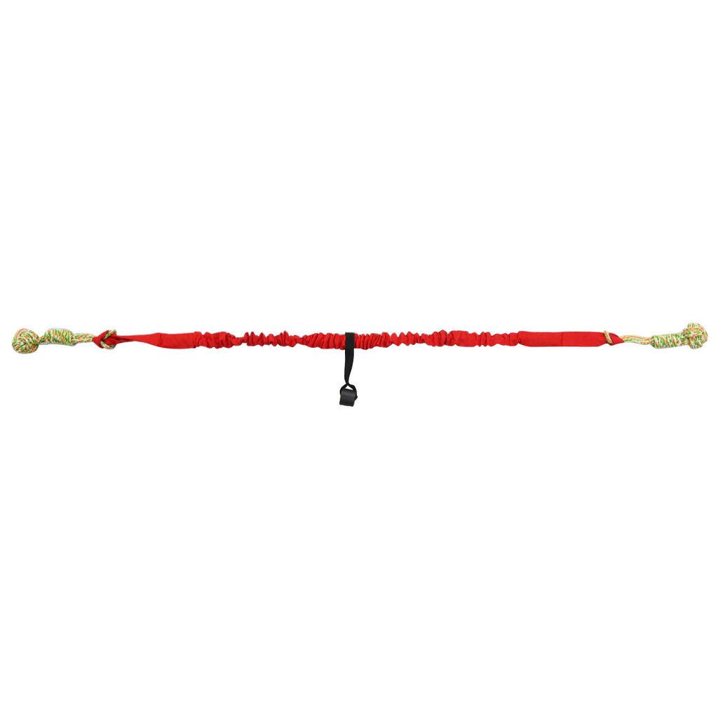 Dog Tug Rope Toy in Black, Gray, and Red