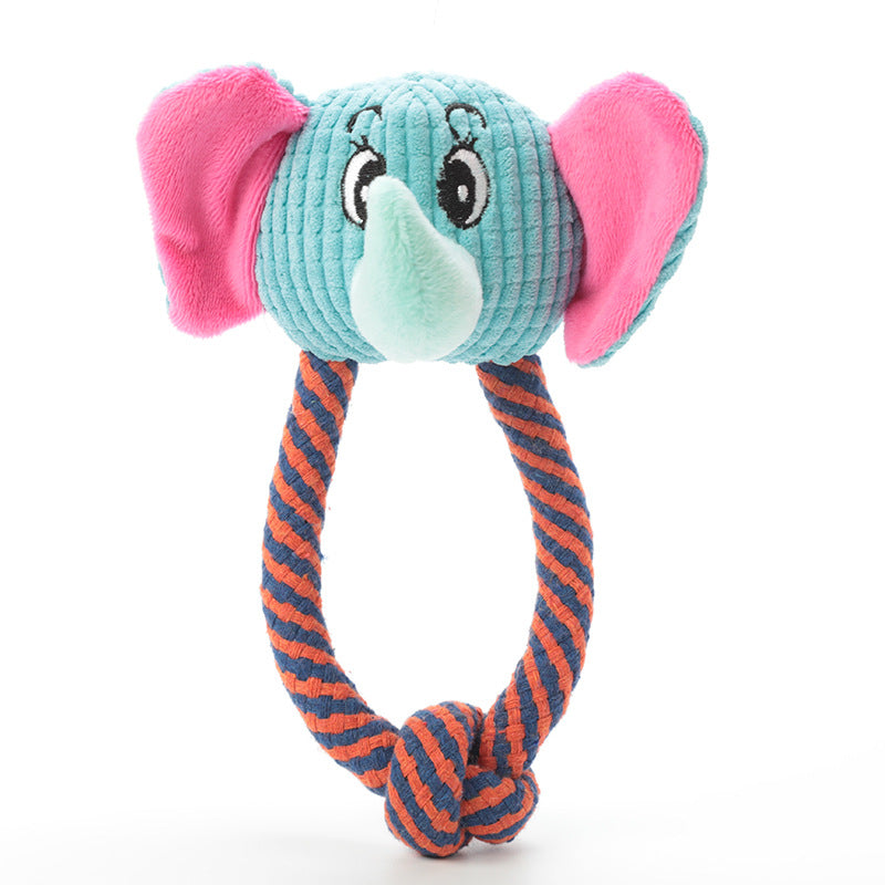 Cotton Rope Soundmaking Dog Toy