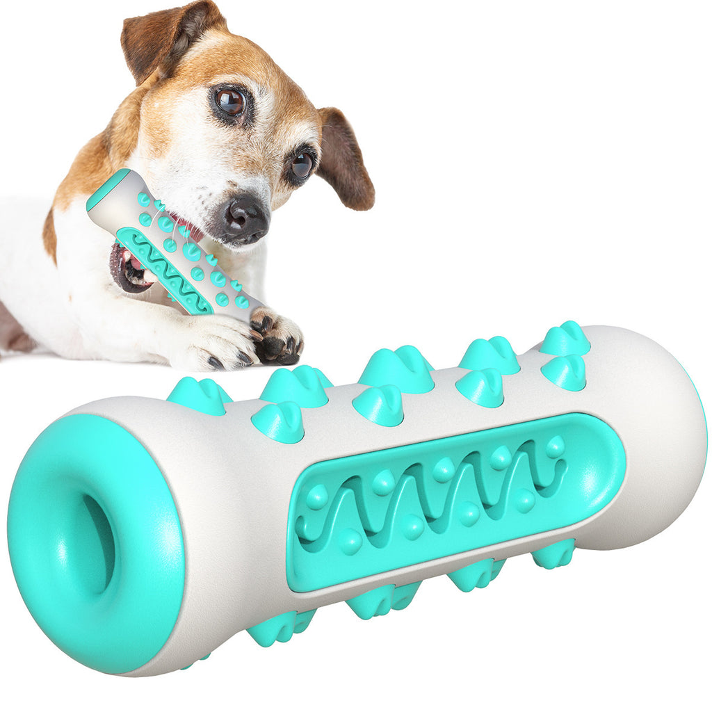 Rubber Stick Chew Toy for Dogs in Blue, Yellow and Green