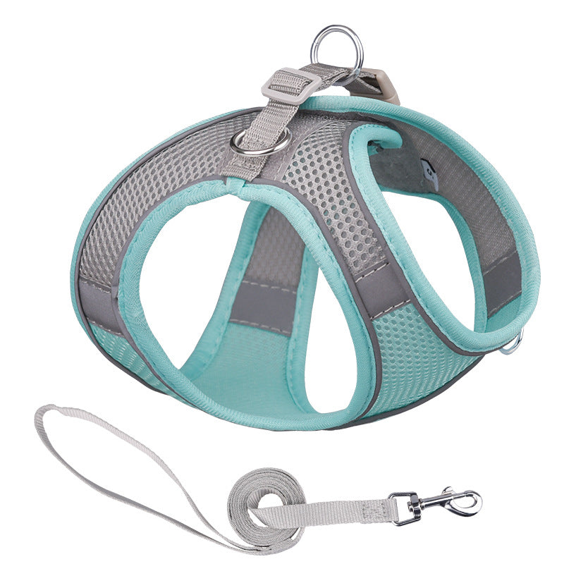 Reflective Vest Harness With Leash for Dogs