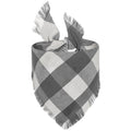 Check Triangle Scarf Tassel Style Dog Bandana