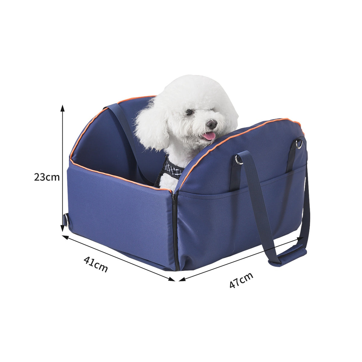Large-Capacity Car Console Dog Carrier Bag in Multiple Colors