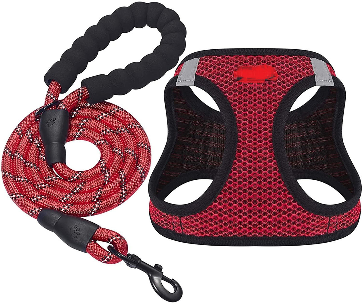 Reflective Vest-Style Dog Harness in Five Colors