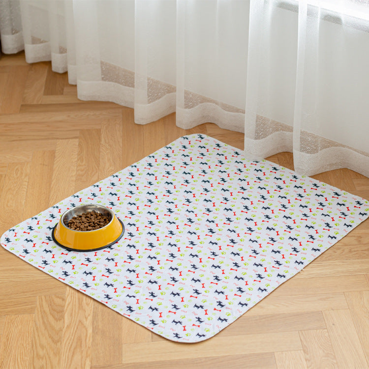 Dog Training Pad with Bone Print Design