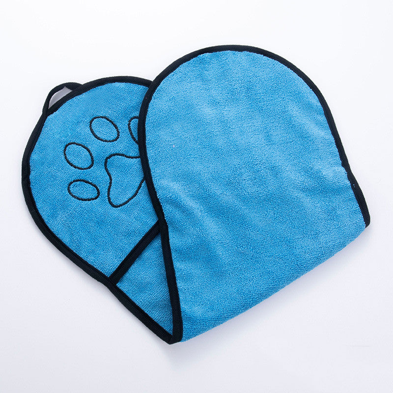 Microfiber Bath Towel for Dogs in Pink, Blue, Rose Red & Grey