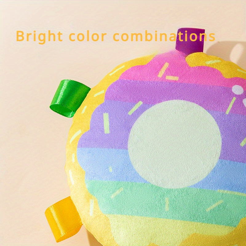 Cartoon Plush Flying Disc Toy for Outdoor Play