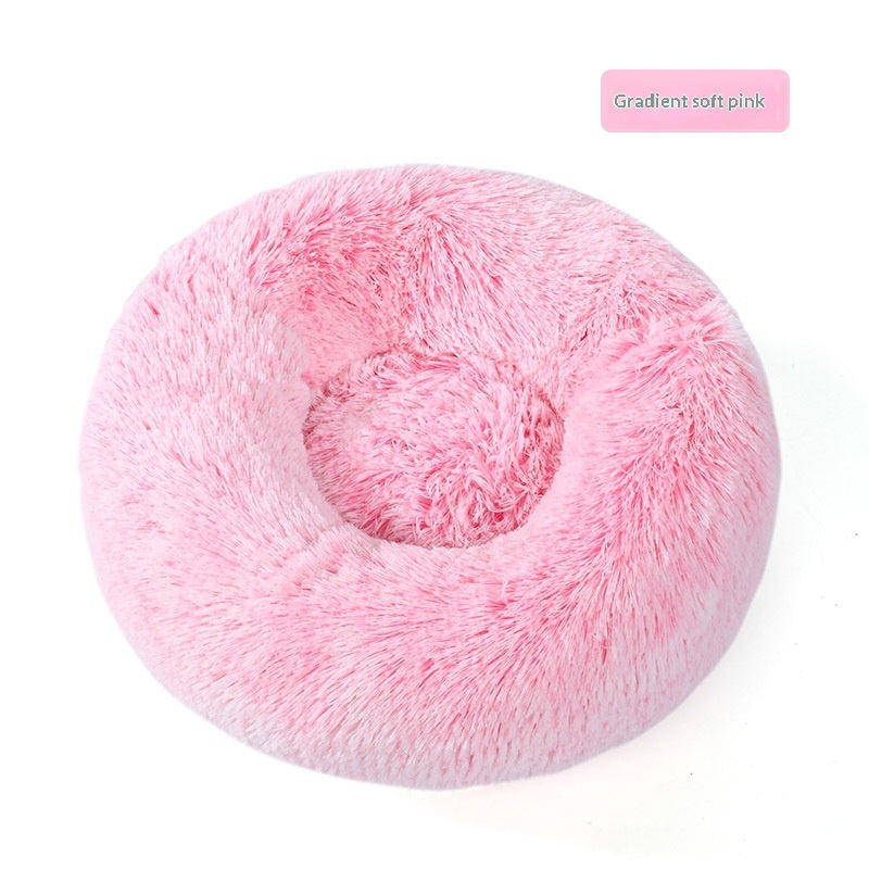 Cozy Gradient Dome Dog Bed for Winter