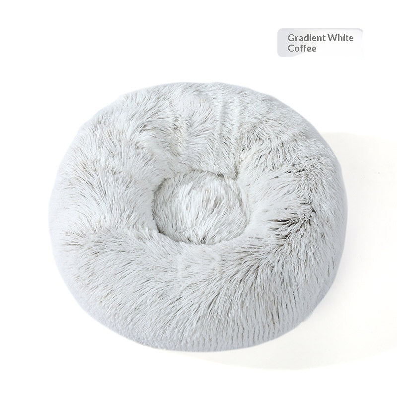 Cozy Gradient Dome Dog Bed for Winter