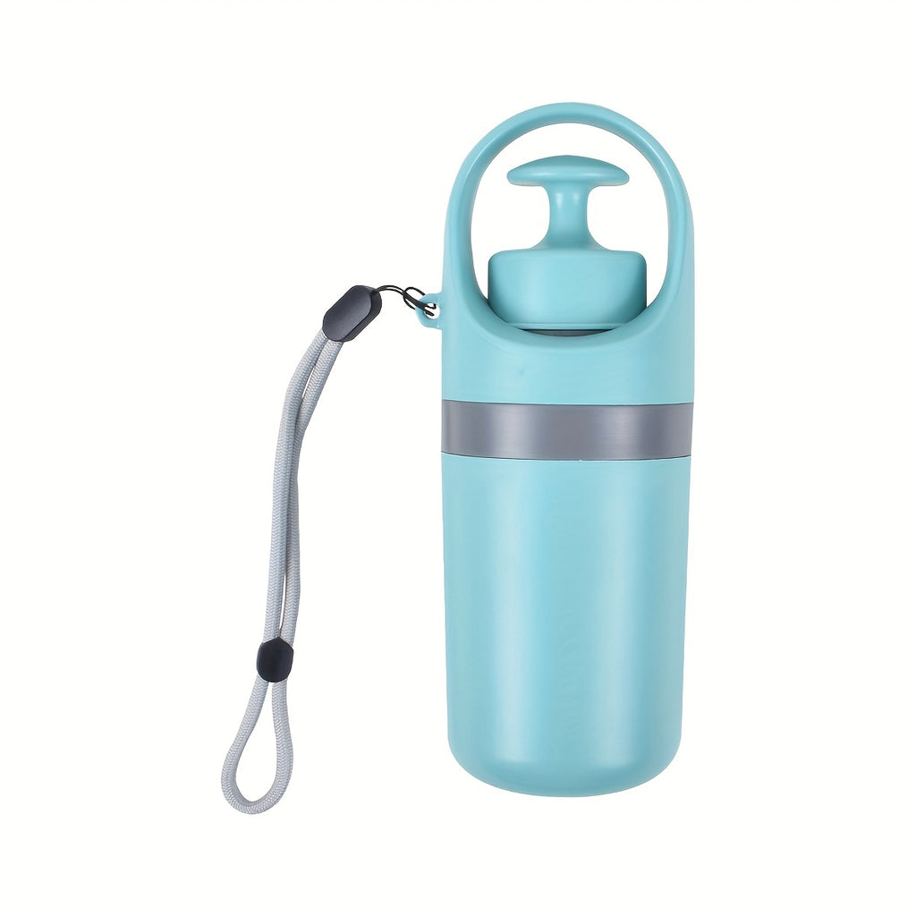 Portable Dog Waste Scooper with Bag Dispenser in Blue