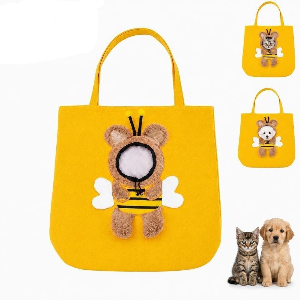 Breathable Canvas Shoulder Carrier in Yellow and Blue