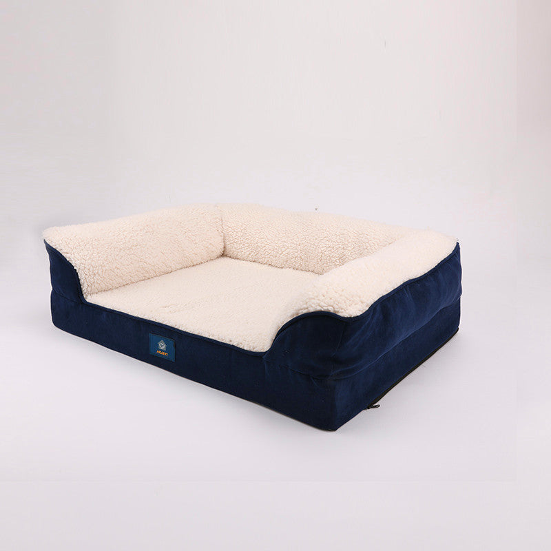 Navy Blue Sofa Dog Bed Four Seasons Universal