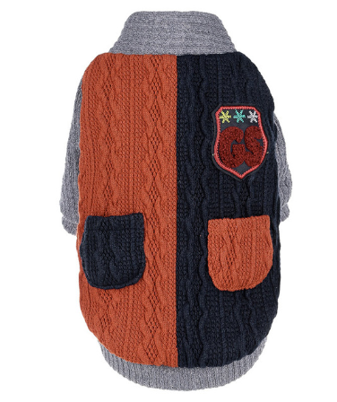 Blue and Green Dog Sweater for Small and Large Dogs