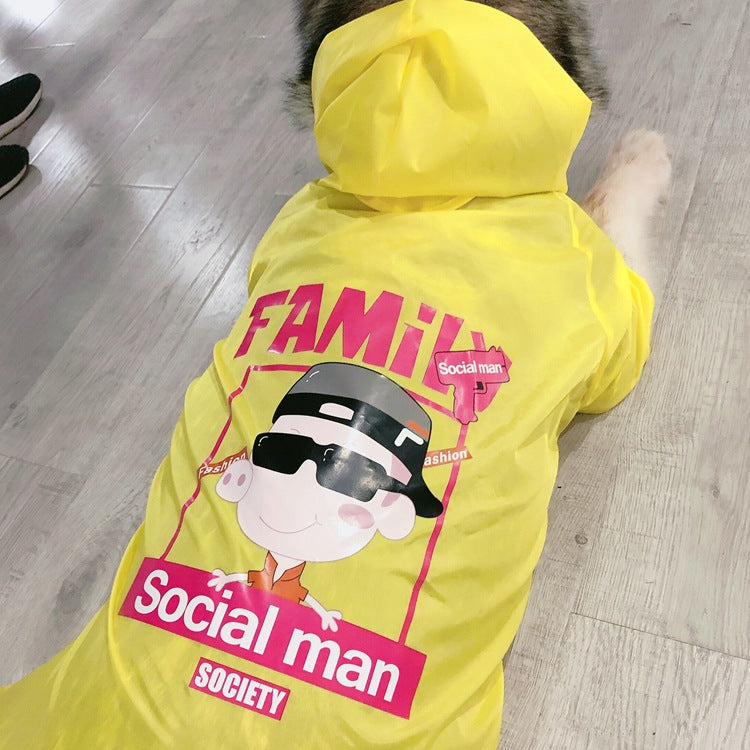 Extra Large Dog Raincoat, Sizes 3XL to 11XL
