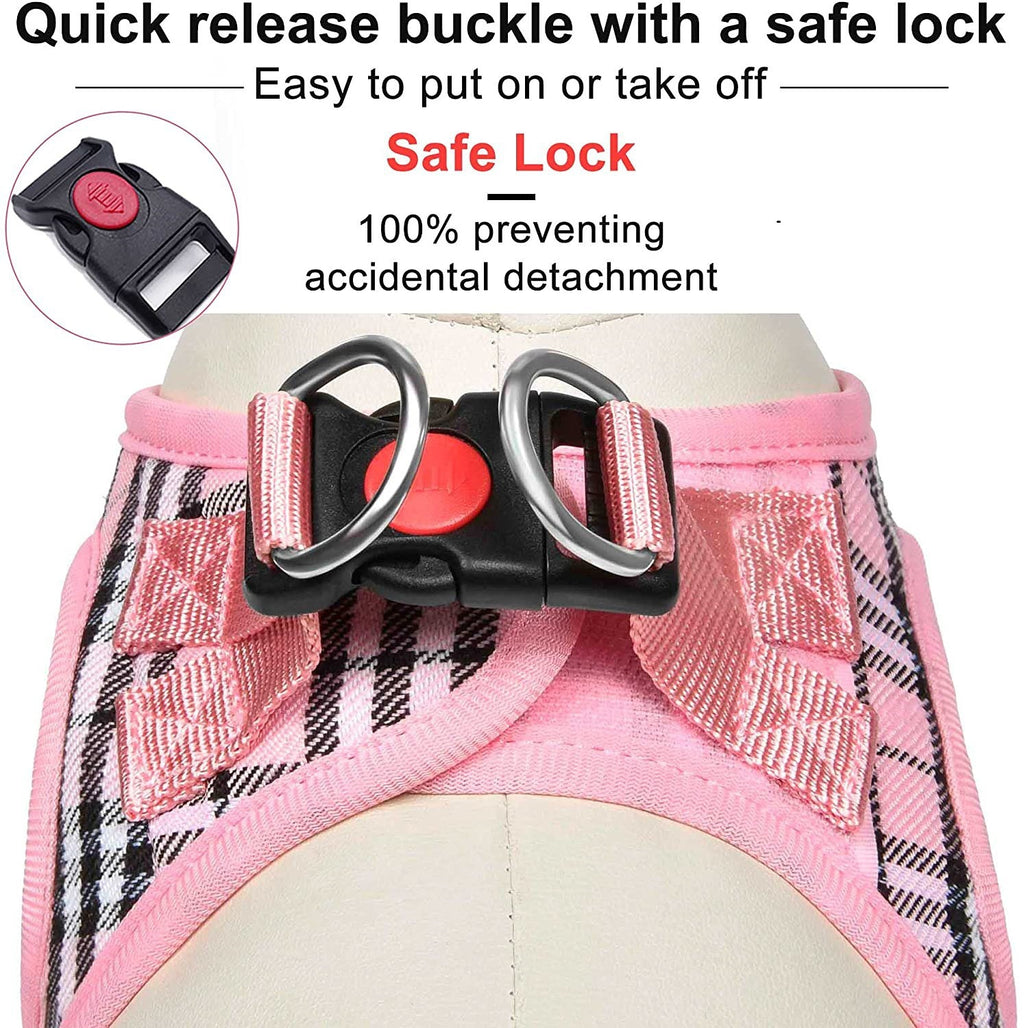 Reflective Vest-Style Dog Harness in Five Colors