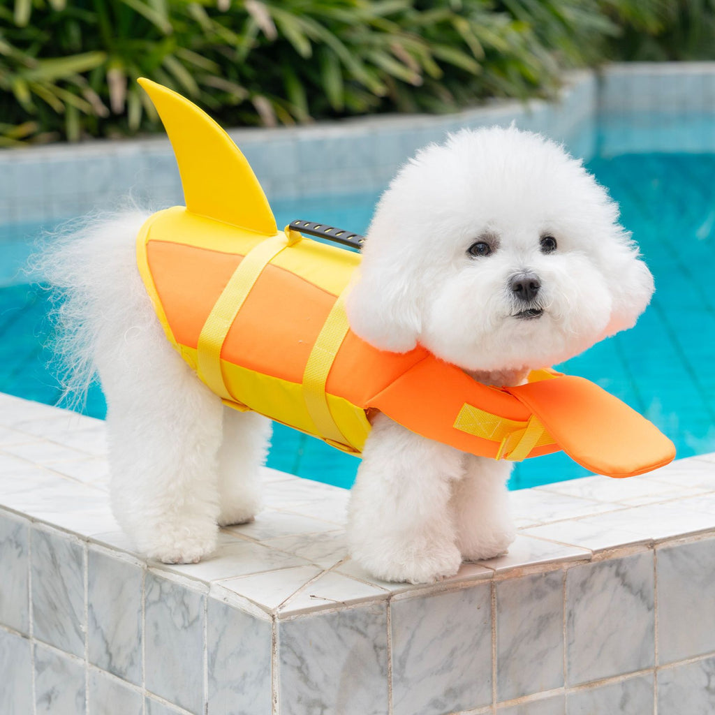 Dog Swim Vest with Grab Handle in Multiple Colors