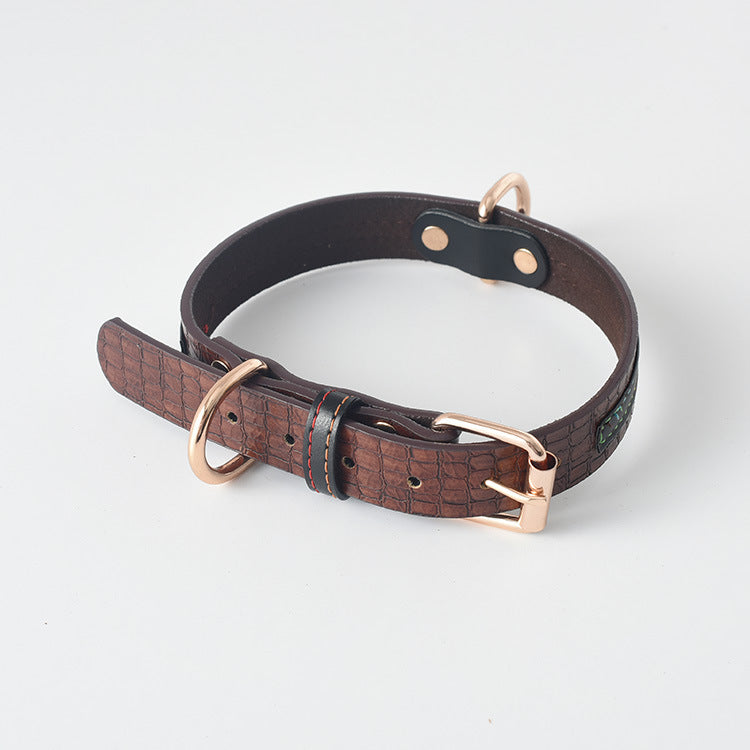 Durable Dog Collar and Leash Set in Multiple Colors