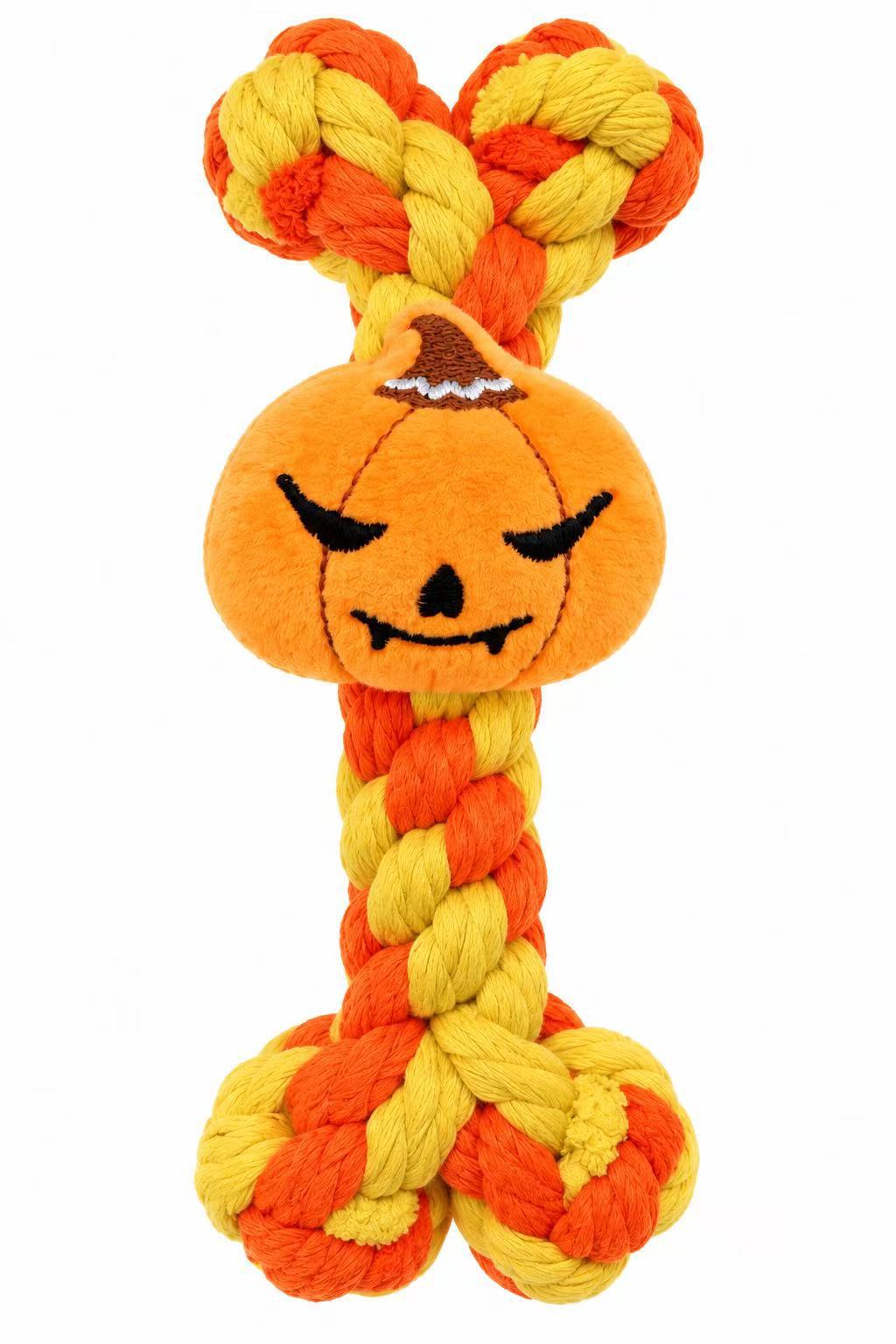 Halloween Tug Of War Spider Plush Dog Toy
