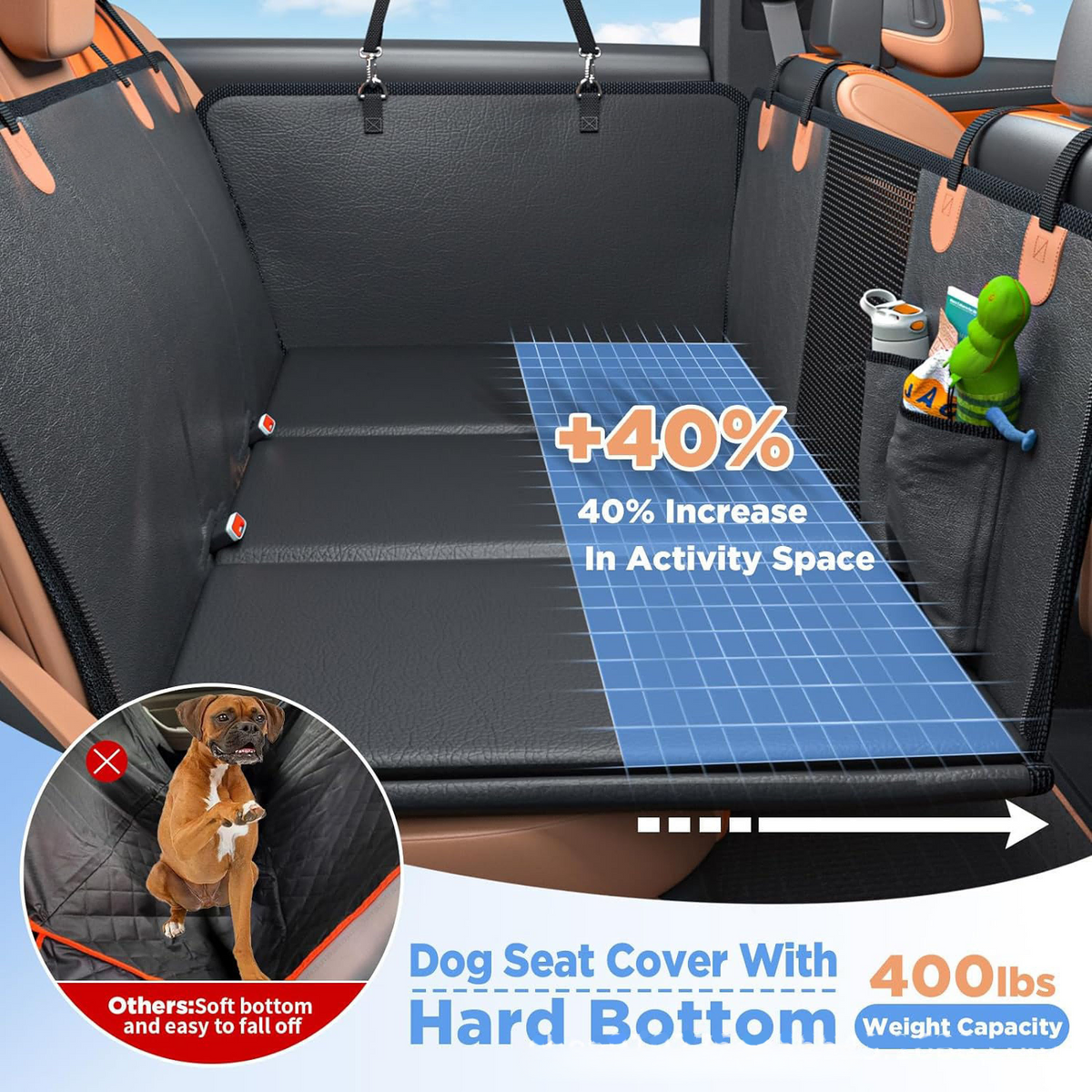 Waterproof Back Seat Dog Car Seat Cover