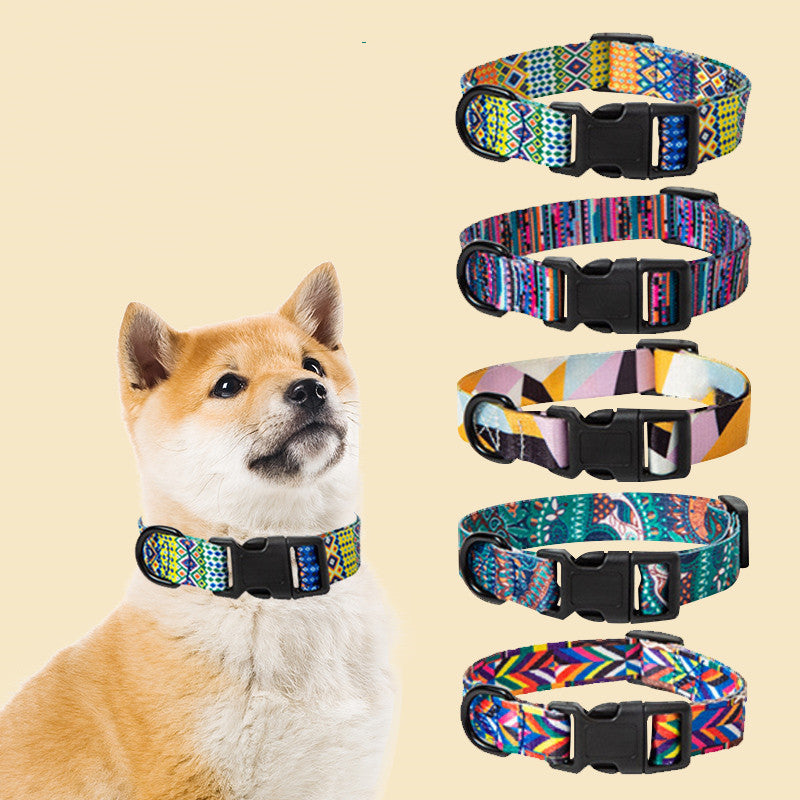 Dog Collar with Leash in Multiple Styles