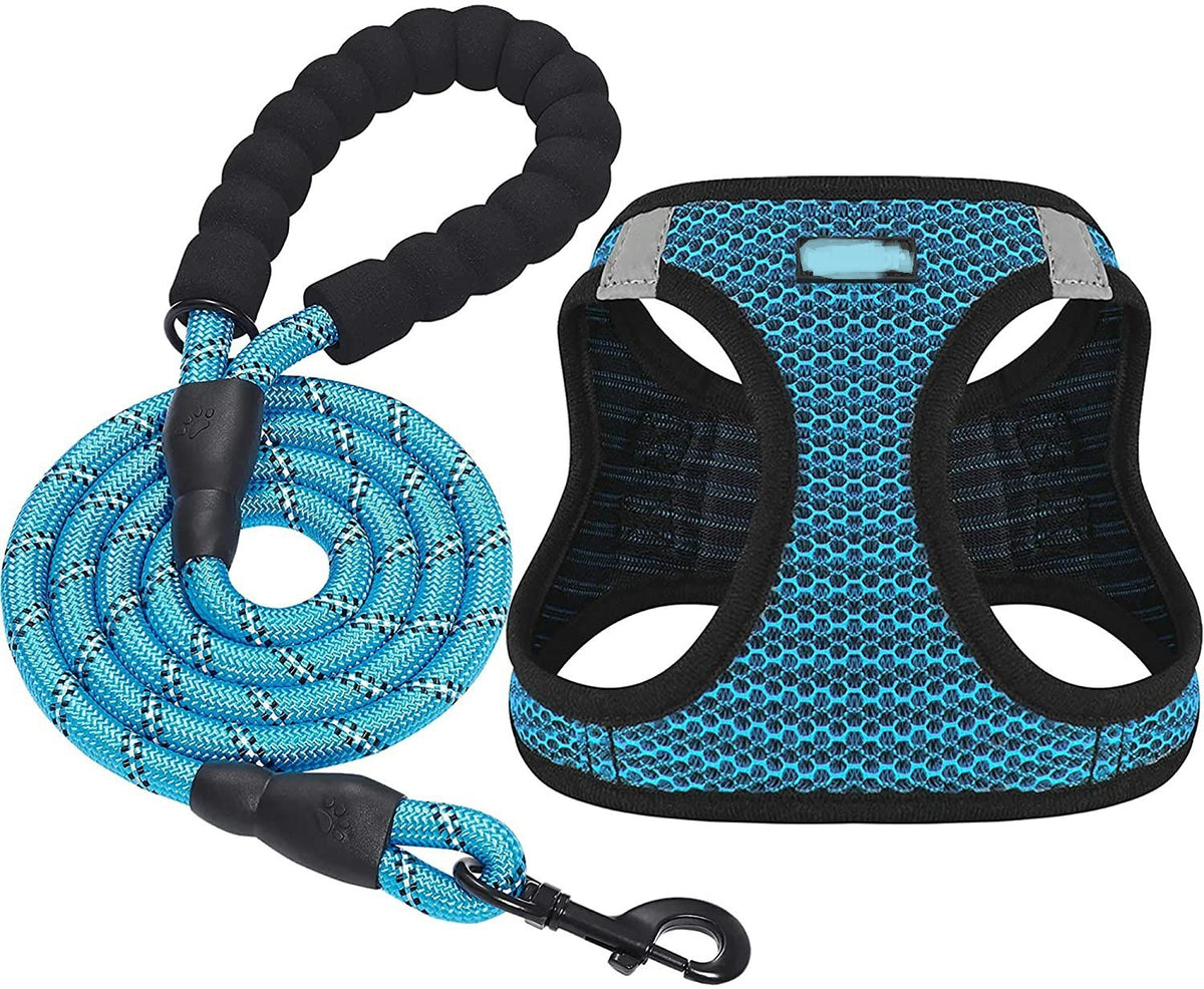 Reflective Vest-Style Dog Harness in Five Colors