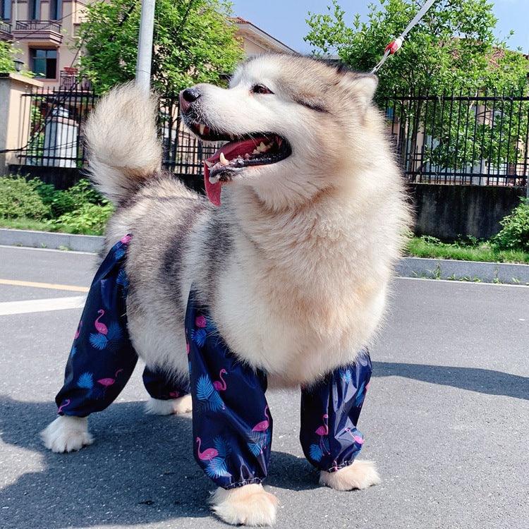 Adjustable Four-Legged Raincoat for Dogs