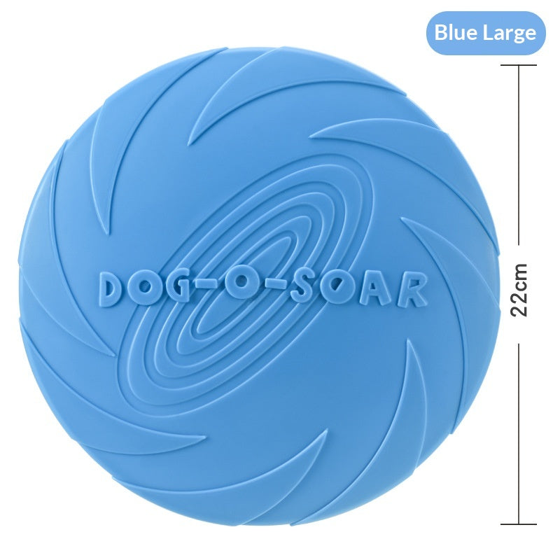 Bite-Resistant Flying Disc Fetch Toy in 6 Colors