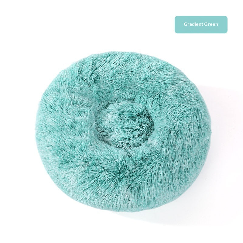 Cozy Gradient Dome Dog Bed for Winter