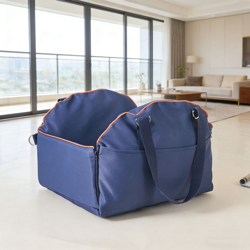 Large-Capacity Car Console Dog Carrier Bag in Multiple Colors