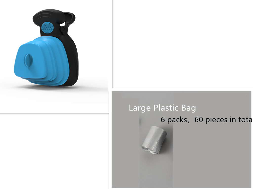 Poop Bag Dispenser with Spoon Tool