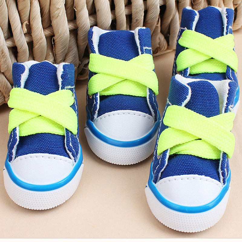 Canvas Shoes for Small Dogs in Candy Colors