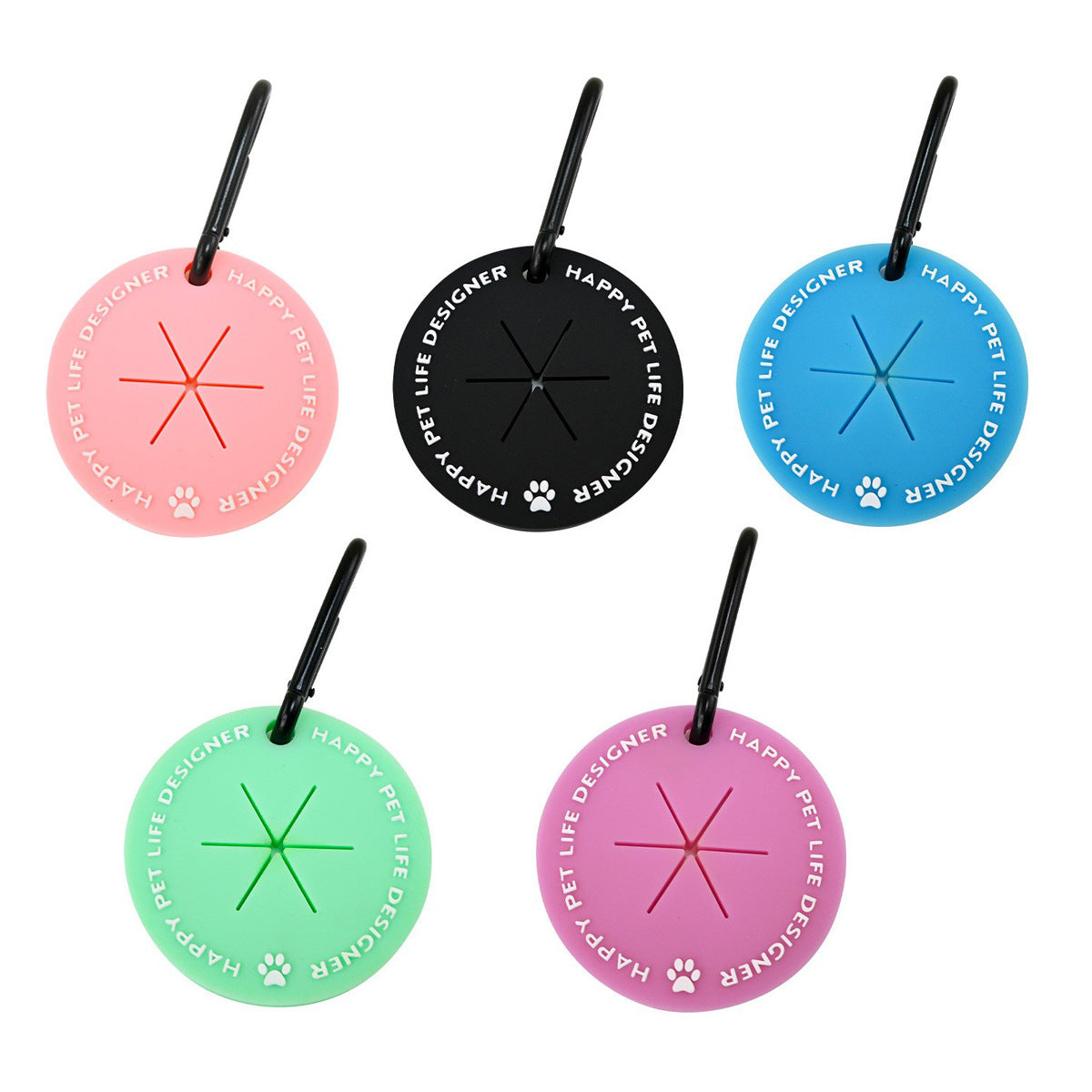 Hands-Free Poop Bag Clip Holder in 5 Colors