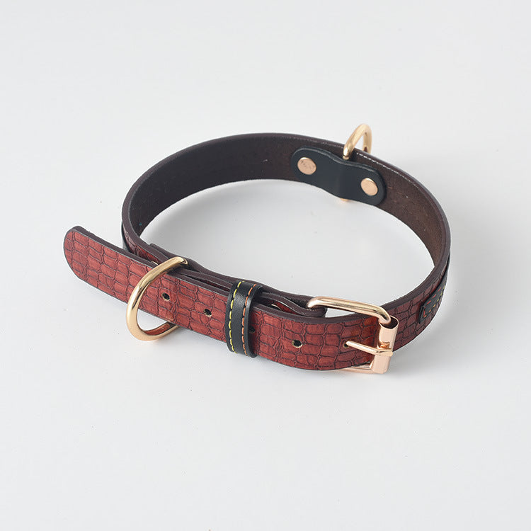 Durable Dog Collar and Leash Set in Multiple Colors
