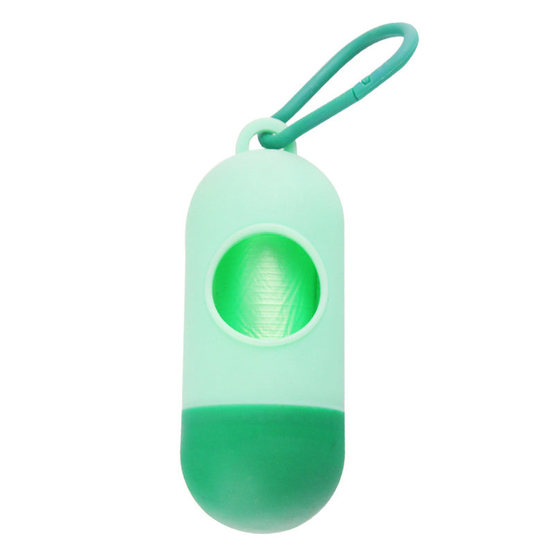 Poop Bag Dispenser With Hook in Multiple Colors