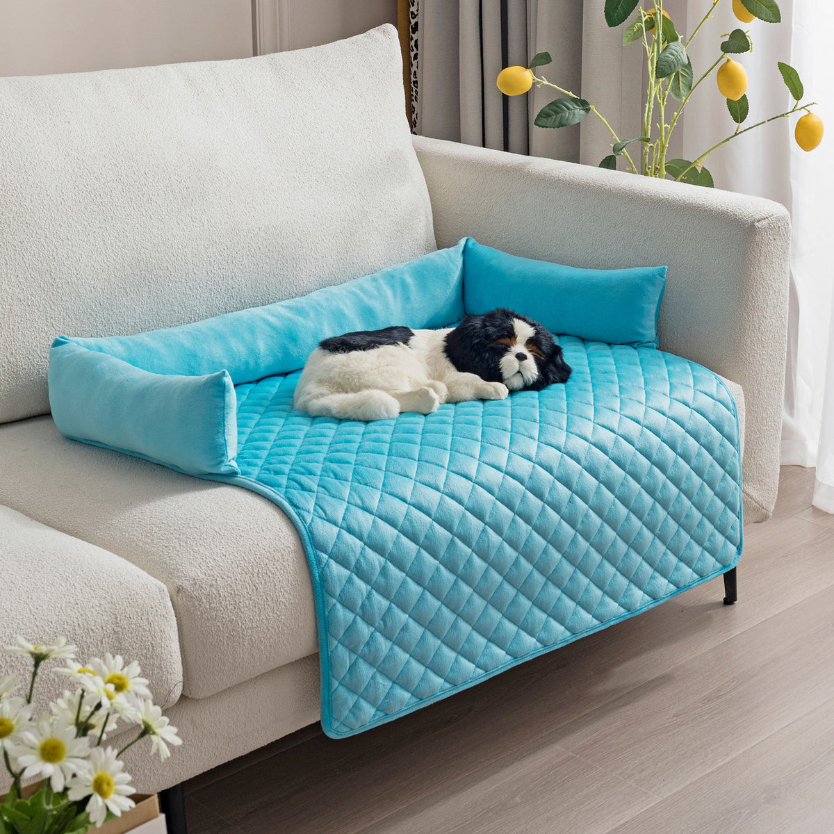 Pet Pad Sofa Bed with Pillow in Multiple Colors
