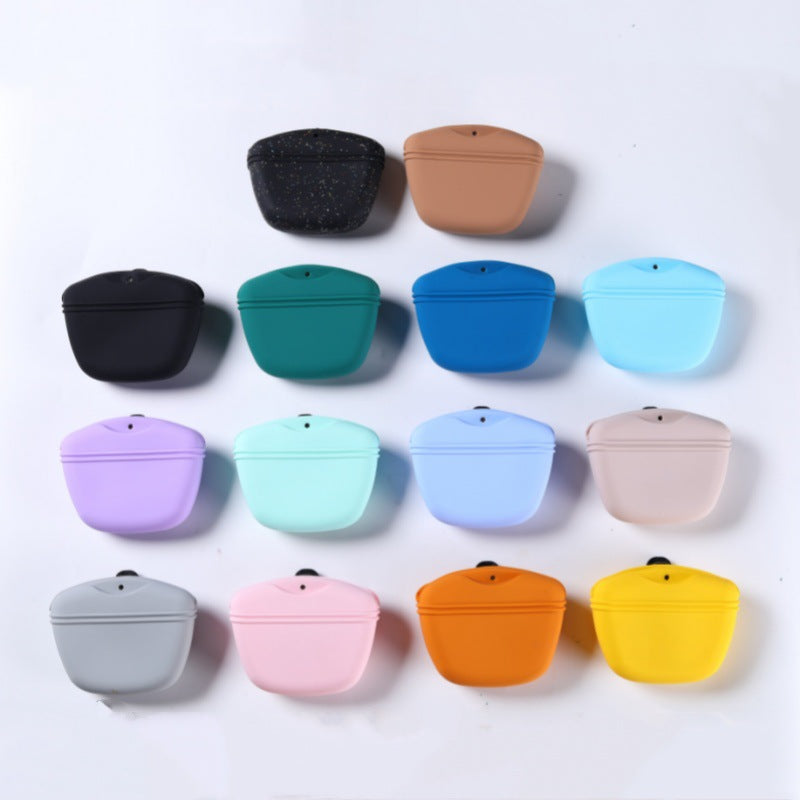 Silicone Dog Treat Pouch in Multiple Colors