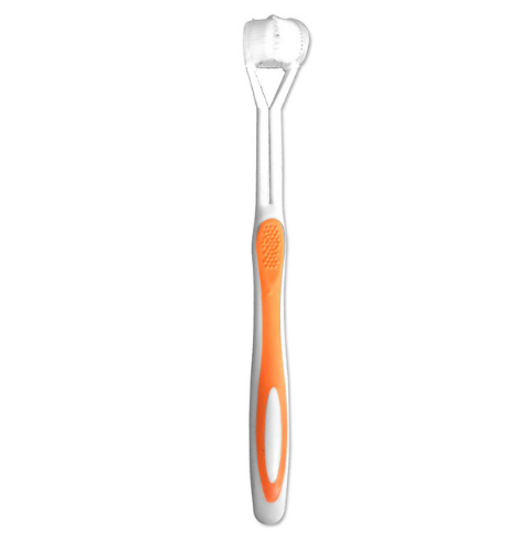 Three-Sided Toothbrush for Dogs