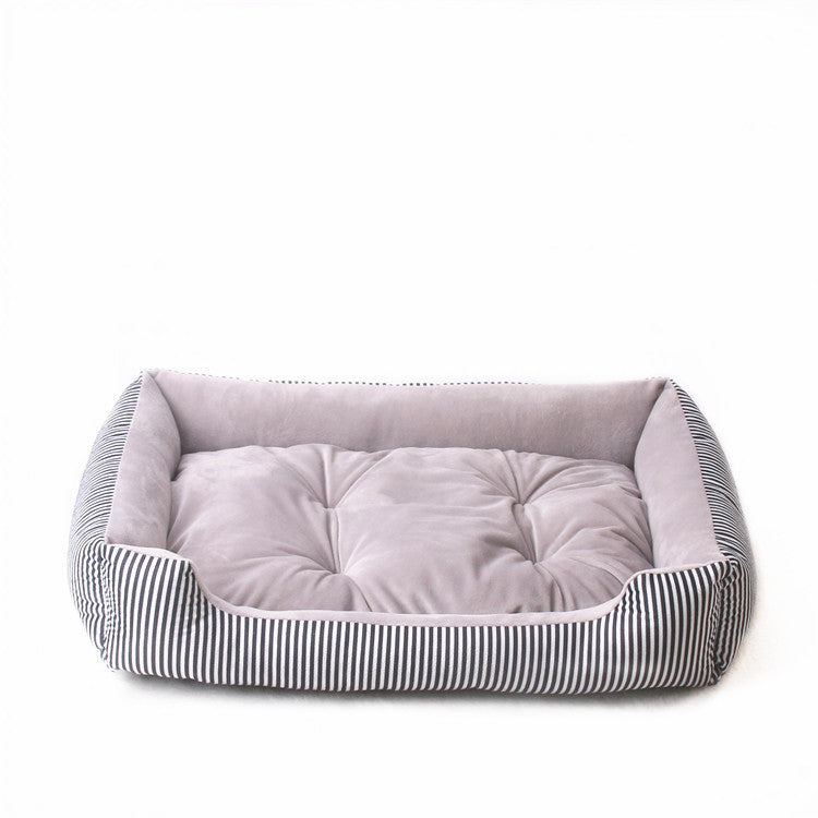 Striped and Star Pattern Dog Bed Mattress
