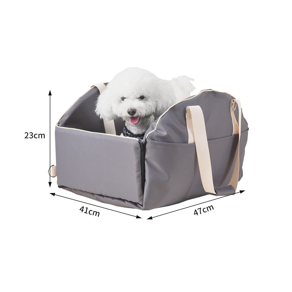 Large-Capacity Car Console Dog Carrier Bag in Multiple Colors
