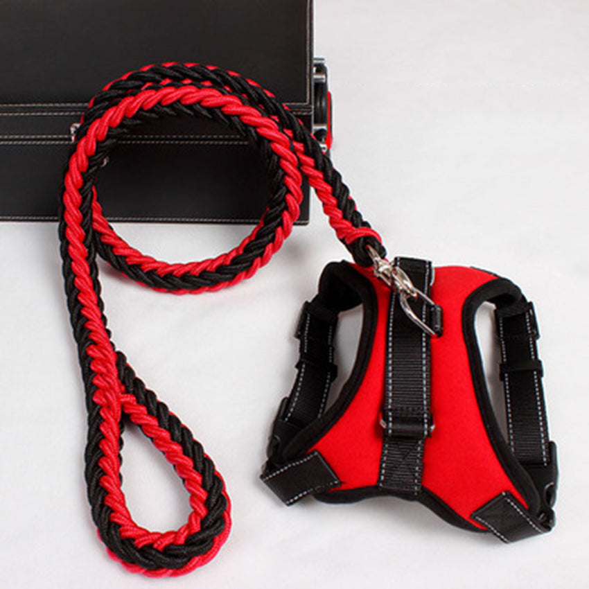 Dog Leash Chest Strap Harness in Multiple Colors