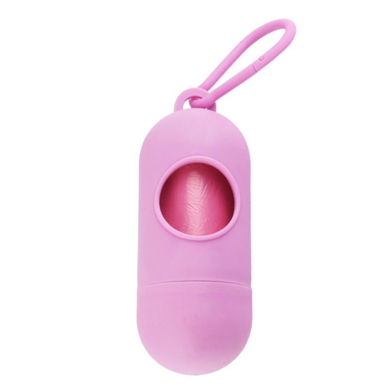 Poop Bag Dispenser With Hook in Multiple Colors
