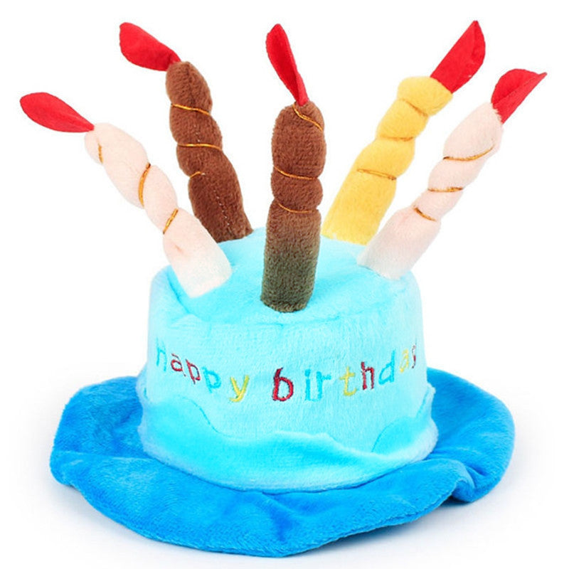 Cute Dog Birthday Hat Toy