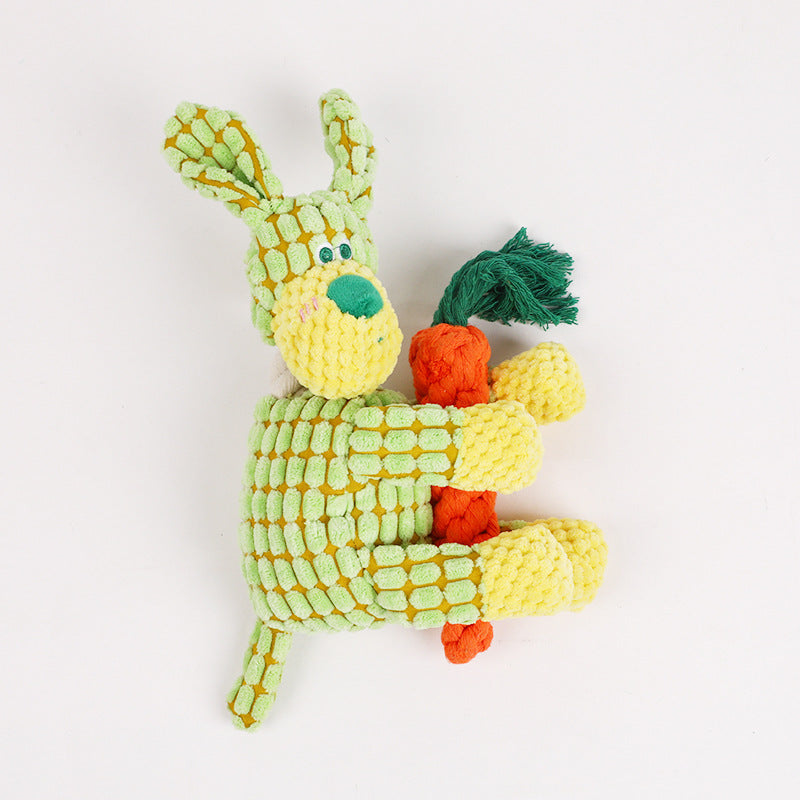 Funny Donkey Plush Dog Toy with Squeaky Sound