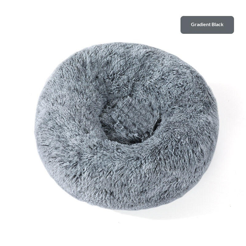 Cozy Gradient Dome Dog Bed for Winter