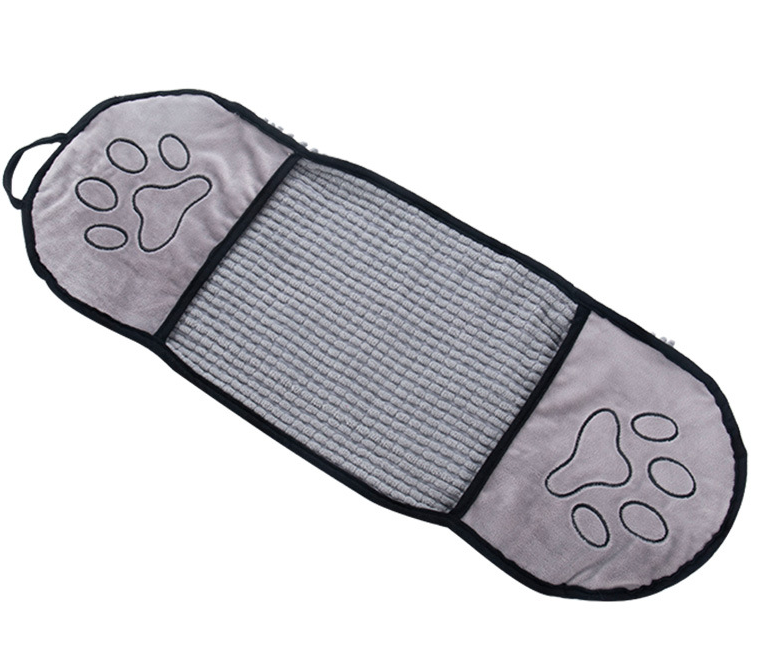 Microfiber Bath Towel for Dogs in Pink, Blue, Rose Red & Grey