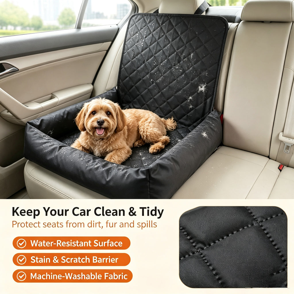 Foldable Breathable Dog Car Seat Carrier