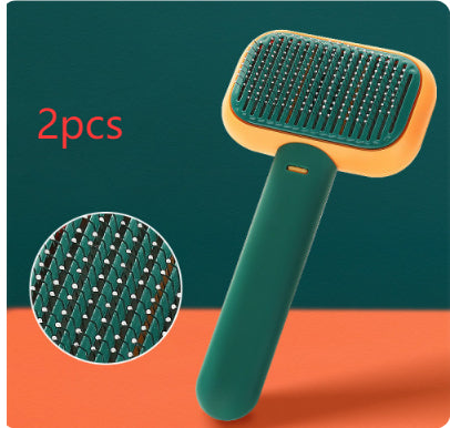 Self-Cleaning Slicker Brush for Dogs